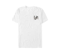 Korn - Scratched Type White - T-Shirt - Weiß - XXL - 100% Baumwolle Weiß XXL