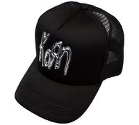 Rock Off officially licensed products Korn Sonic Silber Band Logo Trucker Baseball Cap One Size