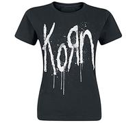 Korn Still A Freak Frauen T-Shirt schwarz L 100% Baumwolle Band-Merch, Bands