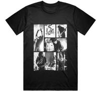 Korn T-Shirt Blocks Band Logo Nue Offiziell Herren Schwarz L
