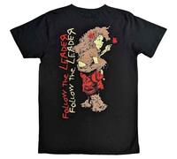 Korn T Shirt Follow The Leader Band Logo Nue offiziell Unisex Schwarz XXL