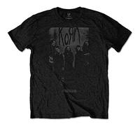 Korn - T-Shirt # S Unisex Black # Knock Wall
