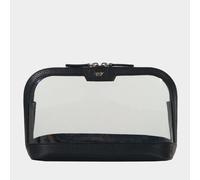 Kosmetik Etui M schwarz Unisex - Leder