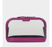 Kosmetik Etui M violett Unisex - Leder