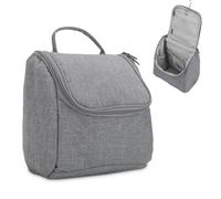 Kosmetik ReisetascheKosmetiktasche Kulturbeutel mit Tragegriff und Reißverschluss - Grau