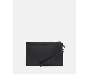 Kosmetiktasche aus Nappaleder schwarz
