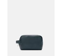 Kosmetiktasche aus Schafsleder petrol