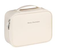 Kosmetiktasche Damen, Schminktasche, Make Up Tasche, Kulturbeutel, Reise-Kosmetiktasche, Geschenk Für Mädchen (Apricotfarben)