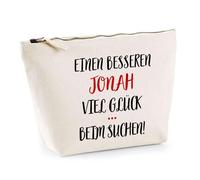 Kosmetiktasche Einen besseren Jonah Viel Glück - Kultur- & Reisetasche, Geschenk Vatertag, Geburtstag, Bruder, Weihnachten oder Pate
