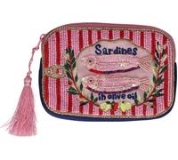 Kosmetiktasche Elodie S Rosa Sardines - Baumwolle von GIFTCOMPANY - rosa