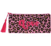 Kosmetiktasche GIFTCOMPANY Elodie L Rosa Love Baumwolle - rosa