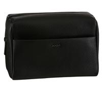 Kosmetiktasche JOOP "cardona eris washbag lhz", Herren, Gr. B/H/T: 25cm x 17cm x 13cm, schwarz, Leder, Taschen Kosmetiktasche, mit Reißverschluss-Innenfach (48307940-0) schwarz