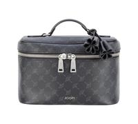 Kosmetiktasche JOOP "cortina 1.0 flora washbag mhz", Damen, Gr. B/H/T: 24cm x 17cm x 13cm, phantom, Lederimitat, Taschen Kosmetiktasche, Schminktasche Beautycase Kulturbeutel (85719721-0)