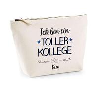 Kosmetiktasche Kim Toller Kollege - Kultur- & Reisetasche, Geschenk Vatertag, Geburtstag, Bruder, Weihnachten oder Pate