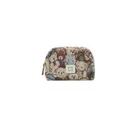 Kosmetiktasche mit Teddy-Bär-Motiven (3er-Pack) beige, 21x14x8.5cm