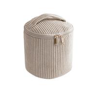 Kosmetiktasche, Modischer Weicher Cord, 1 Stück, Große Kapazität, Make-up-Tasche, Federmäppchen, Leichte Kulturtasche, Für Frauen, Mädchen, Zuhause, Schule, Büro, Outdoor, Schreibwaren, Lippenstift, L