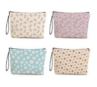 Kosmetiktasche Nettes Muster Schminktasche Tragbare Reise Kosmetiktasche Set,Klein Niedliche Vielseitige Geldbörse Klein, Kosmetiktasche Damen,Reißverschlusstasche Kosmetik Tasche