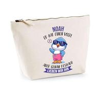 Kosmetiktasche Noah - Er hat einen Vogel - Kultur- & Reisetasche, Geschenk Vatertag, Geburtstag, Bruder, Weihnachten oder Pate