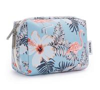 Kosmetiktasche Schminktasche Kulturbeutel Damen Reise Aqua Flamingo S