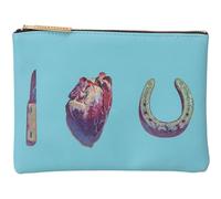 Kosmetiktasche TOILETPAPER I LOVE YOU 21 x 15,5 cm, blau, Seletti
