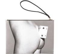 Kosmetiktasche TOILETPAPER TWO OF SPADES 28 x 20 cm, grau, Seletti