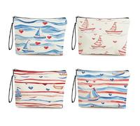 Kosmetiktasche Valentinstag Schminktasche Tragbare Reise Kosmetiktasche Set,Klein Niedliche Vielseitige Geldbörse Klein, Kosmetiktasche Damen,Reißverschlusstasche Kosmetik Tasche