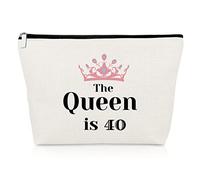 Kosmetiktasche zum 40. Geburtstag für Frauen, Tante, Mutter, 40 Jahre, Geschenkidee, Kosmetiktasche, Ehefrau, Reisen, Geburtstagsgeschenk für Freund Boss Kollegen