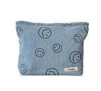 Kosmetiktaschen fur Damen Cord-Kosmetiktasche, asthetische Damen-Handtaschen, Geldb rsen, Smile-Dots, Make-up-Organizer, Aufbewahrung, Make-up-