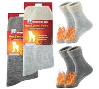 Kotashion 2 Paar Thermosocken Damen Kuschelsocken 37-42 Warme Dicke Flauschige Kuschel Rutschfest Socken Bettsocken Haussocken Wintersocken Weihnachten Geschenke Für Frauen Mädchen