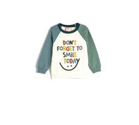 Koton Babyboy Sweatshirt Brushed Interior Crew Neck Printed Cotton