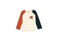 Koton Babyboy T-Shirt Long Sleeve Crew Neck Tiger Printed Color Block Cotton