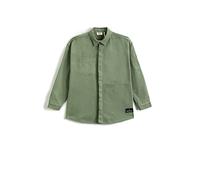 Koton Jungen Shacket Oversized One Pocket Detail Long Sleeve Cotton, Khaki (861), 5-6 Jahre EU