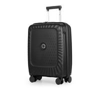 Hauptstadtkoffer Kotti - leichtes Handgepäck 55x40x20, Koffer PP (Recycelt) Bordgepäck-Trolley Flugzeug Handgepäckkoffer nachhaltig, TSA, Schwarz