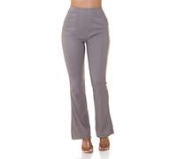 Koucla Basic High Waist Stretch Hose mit Schlag S/M