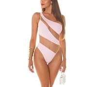 Koucla Sexy Monokini One-Shoulder with Mesheinsatz in Streifenmuster M