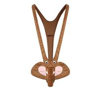 KOUYA Weihnachten Unterhose Herren Strings Thong Tanga G-String Reindeer Bikini Männer Body Lustig Unterwäsche Chrismas Bikini Slips Kostüm Funny Wrestling Singlet Bodysuit Weihnachts Geschenkidee
