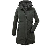 Killtec Damen Funktionsparka/Parka mit abzippbarer Kapuze - KOW 165 WMN PRK, dunkeloliv, 38, 37726-000