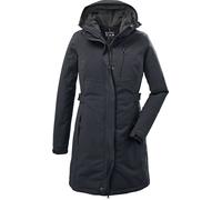 Killtec Damen Parka Funktionsparka mit abzippbarer Kapuze KOW 165 WMN PRK wasserdicht, Winddicht, atmungsaktiv 00200-schwarz 44