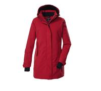 Parka KILLTEC "KOW 20 WMN PRK", Damen, Gr. 44, dunkelrot, Obermaterial: 100% Polyester;Futter: 100% Polyester;Füllung: 100% Polyester, Jacken Parka, Wasser- und winddichter Parka mit regulierbarer Kap