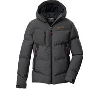 Steppjacke KILLTEC "KOW 230 BYS QLTD JCKT", Kinder, Gr. 128, grau (anthrazit), Oberstoff: 100% Polyester, Futter: 100% Polyester, Füllung: 100% Polyester, Jacken, Winddichte, wasserabweisende Kinderja
