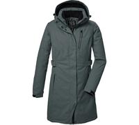 killtec Damen Funktionsparka/Parka mit abzippbarer Kapuze KOW 303 WMN PRK, blaugrau, 44, 41815-000