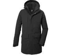 killtec Herren Funktionsparka/Parka mit abzippbarer Kapuze KOW 80 MN PRK, schwarz, S, 41848-000