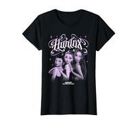 KPop Demon Hunters Huntrix Gothic Gradient T-Shirt, Damen, Schwarz, 3XL