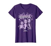 KPop Demon Hunters Huntrix Gothic Gradient T-Shirt, Damen, Violett, 3XL