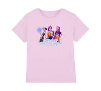 Kpop Demon Hunters - Huntrix Kpop Group Kids T Shirt, Light Pink, 12-13