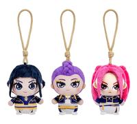 KPop Demon Hunters KPDH00050 - Clip-On Plüsch 3er Pack - Rumi, Mira, Zoey | 10 cm, offizielle Plüschfiguren