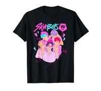 KPop Demon Hunters Saja Boys Group Signatures T-Shirt, Herren, Schwarz, 3XL