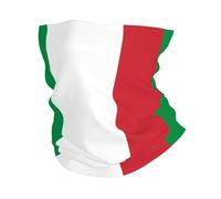 KQISANGM Multifunktionale Kopfbedeckung Schlauchschal Mit Italienflagge Elastischer Schlauchschal Gesichtsmaske Bandana Sturmhaube Snood Für Damen Und Herren Zum Radfahren Laufen Und Wandern