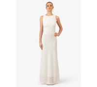 Kraimod - Paillettenkleid - Größe 42 - weiß