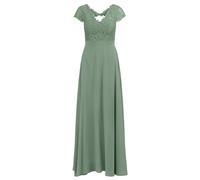 Kraimod Women's Abendkleid aus hochwertigem Material in femininem Stil Special Occasion Dress, lichtgrün, 48